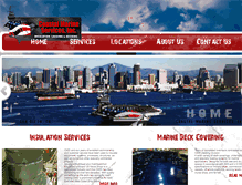 Tablet Screenshot of coastalmarineservices.com